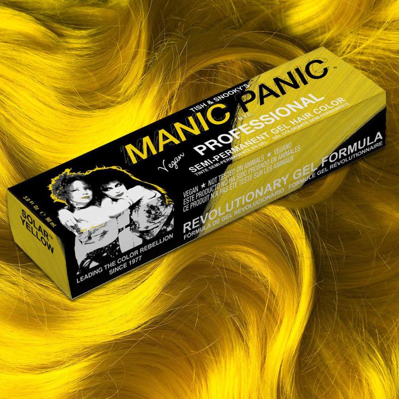 MANIC PANIC SOLAR YELLOW® PROFESSIONAL GEL SEMIPERMANENT HAIR COLOR