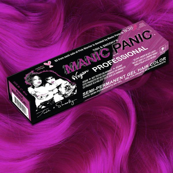MANIC PANIC PINK WARRIOR™ PROFESSIONAL GEL SEMIPERMANENT HAIR COLOR