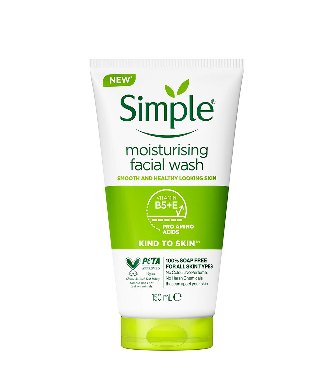 Simple moisturizing face wash New Edition
